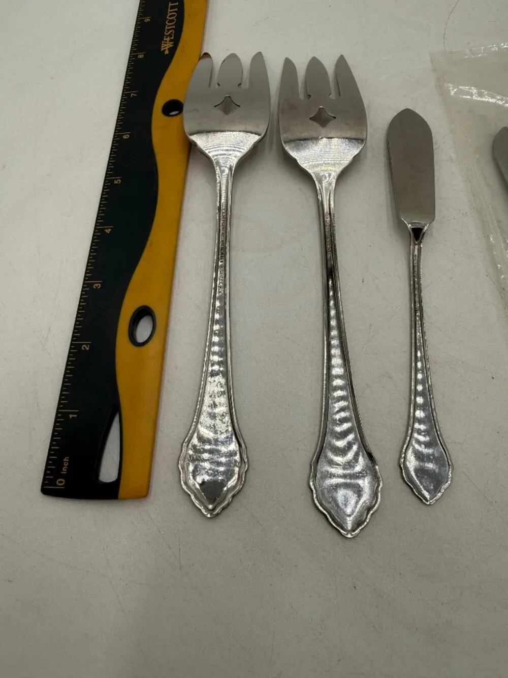 Oneide Summer Mist Autumn Glow Deluxe Stainless Flatware Set 6 Forks Spoons Spre